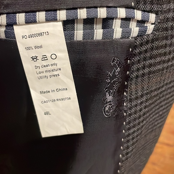 💙Very Nice Vintage Austin Reed Plaid Wool 48L Blazer - Picture 6 of 6